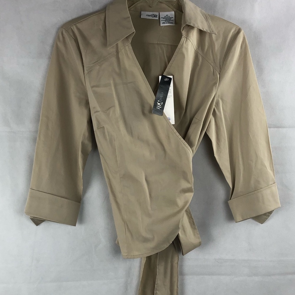 Nwt East 5th Wrap Blouse 8P